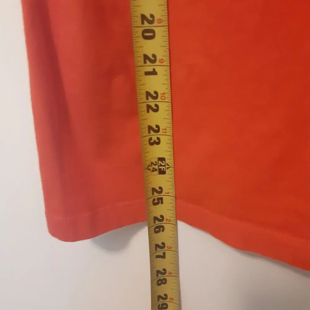The North Face Adult Womens M Orange Short Sleeve T Shirt Outdoor Hiking - Picture 7 of 7